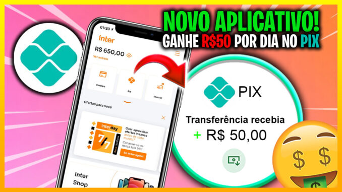 Aplicativo para ganhar dinheiro no Pix Aplicativo para ganhar dinheiro no Pix